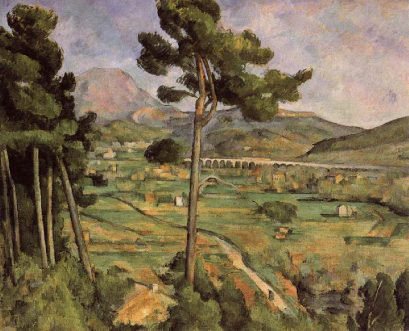 Paul Cezanne Mont Sainte Victoire seen from Bellevue